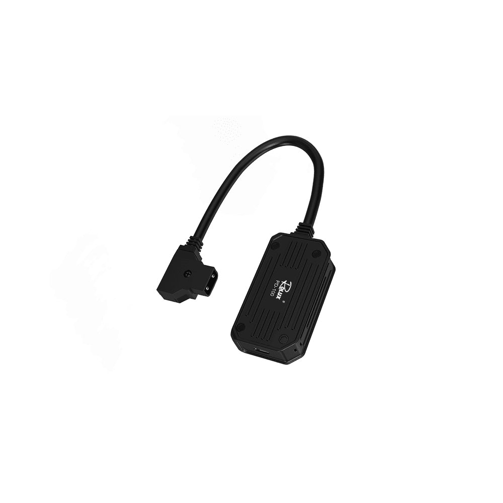 Rolux PD-100 D-Tap to USB-C Bi-Directional Charging Adapter