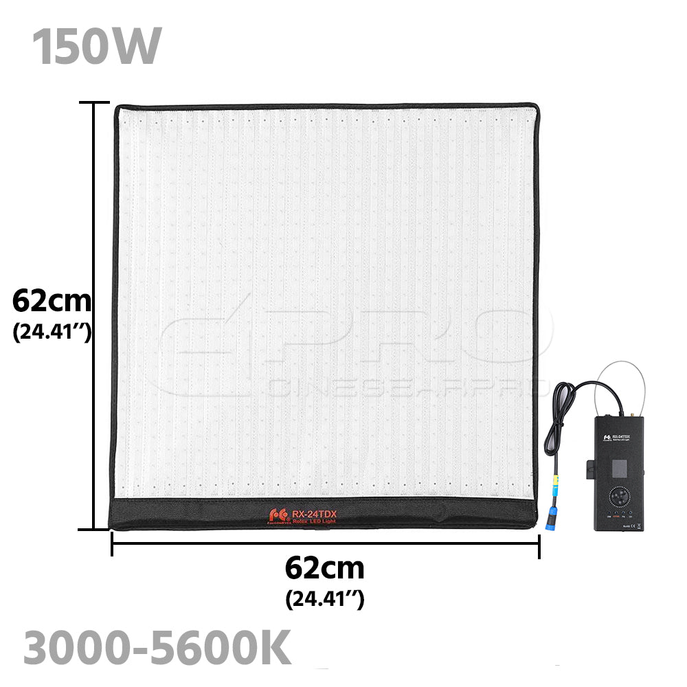 FalconEyes RX-24TDX 150W Flexible LED Panel LED Video Light