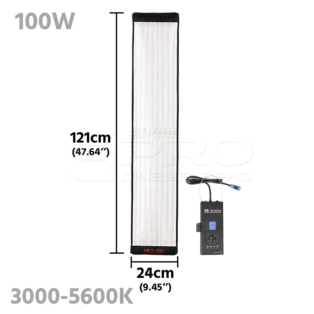 FalconEyes RX-29TDX 9FX 100W Bi-Color Roll-Flex Flexible LED Panel