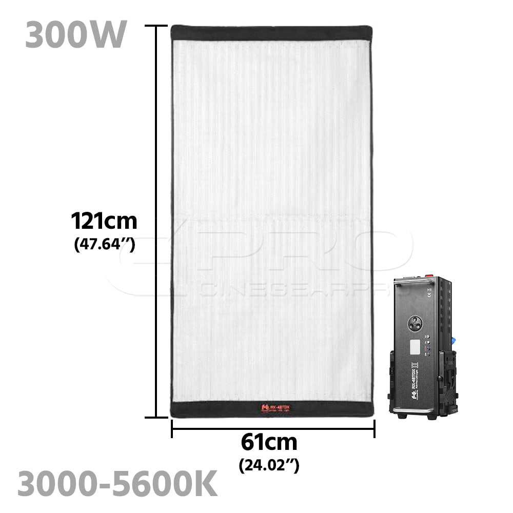 FalconEyes RX-48TDX 300W Bi-Color Flexible LED Panel