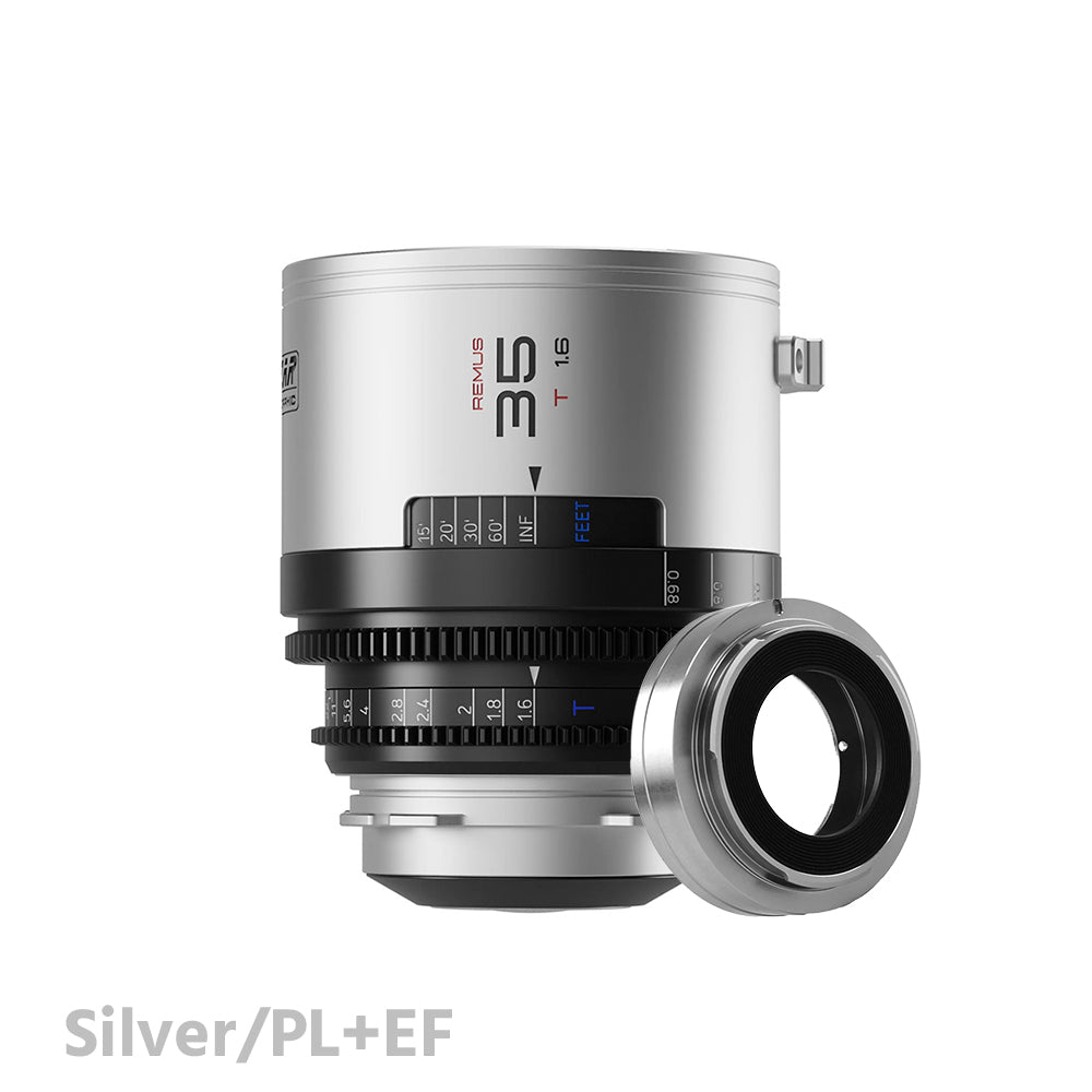 BLAZAR Remus 1.5X 35mm T1.6 S35 Anamorphic Lens (Silver)
