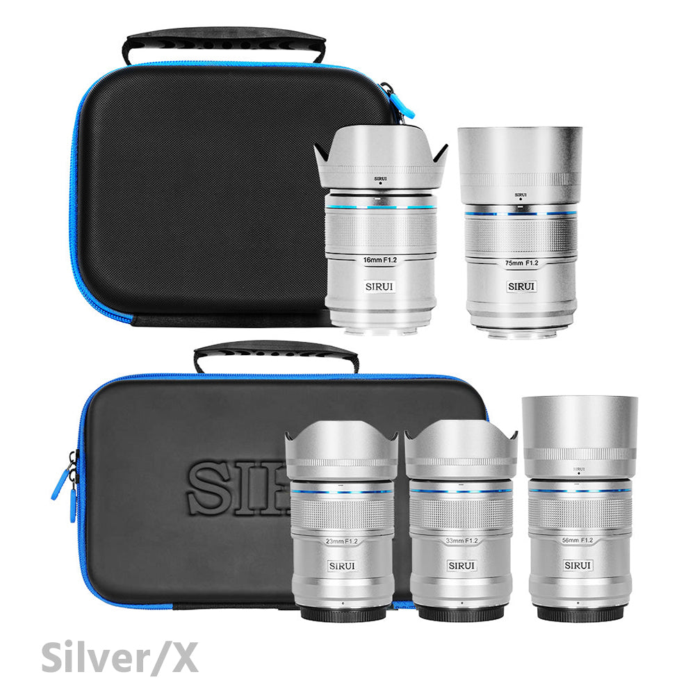 SIRUI Sniper 16/23/33/56/75mm F1.2 APS-C Frame Autofocus Lens Set