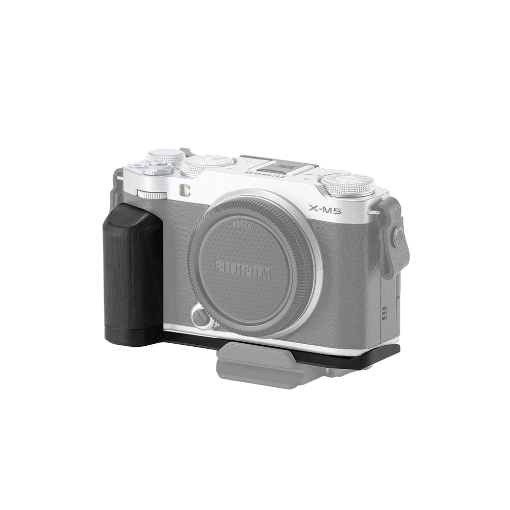TILTA TA-T73-WG Mounting Baseplate with Wooden Grip for Fujifilm X-M5