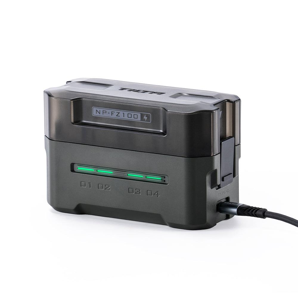 TiLTA TBC-FZ100-GN Portable Charging Station for NP-FZ100 (4 Channel) – Green