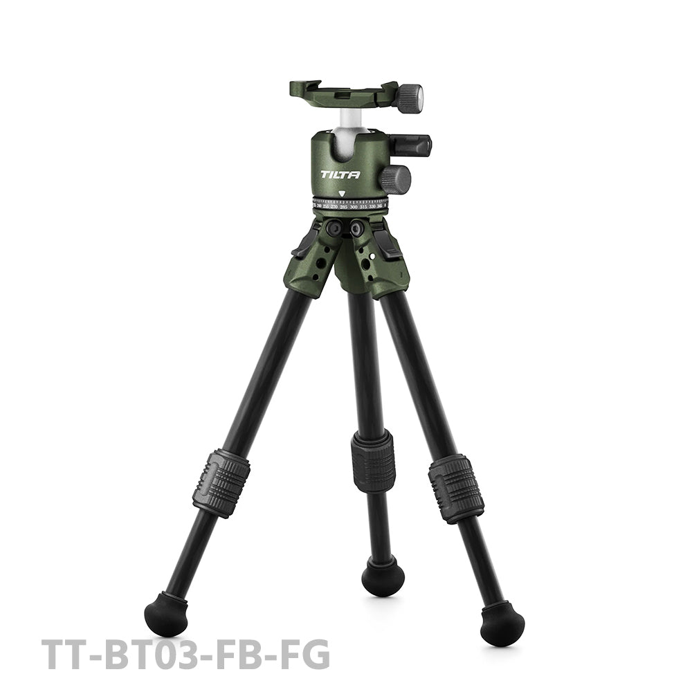 TiLTA BT03 Tabletop Ball Head with 1-Stage Carbon Fiber Tripod Legs (3KG)