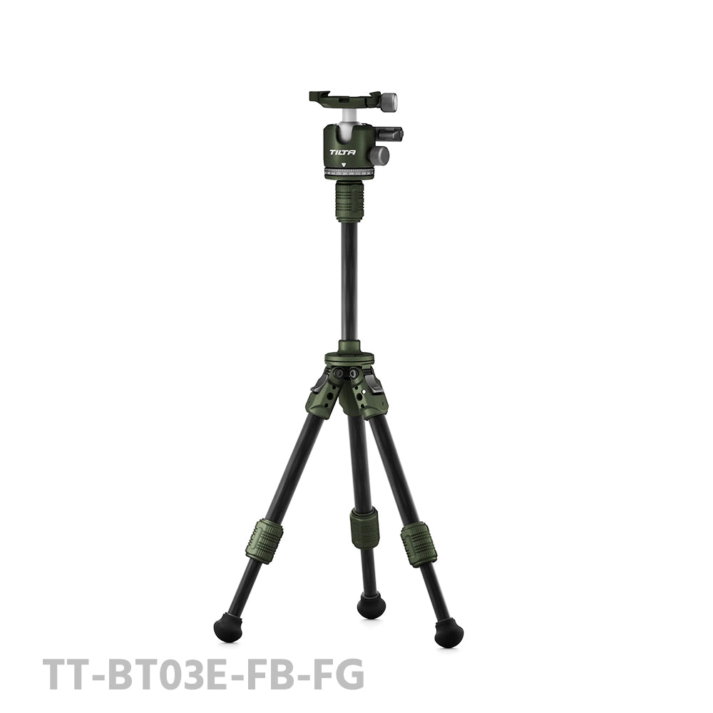 TiLTA BT03E Tabletop Ball Head with 1-Stage Carbon Fiber Tripod Legs (3KG) Extendable Edition
