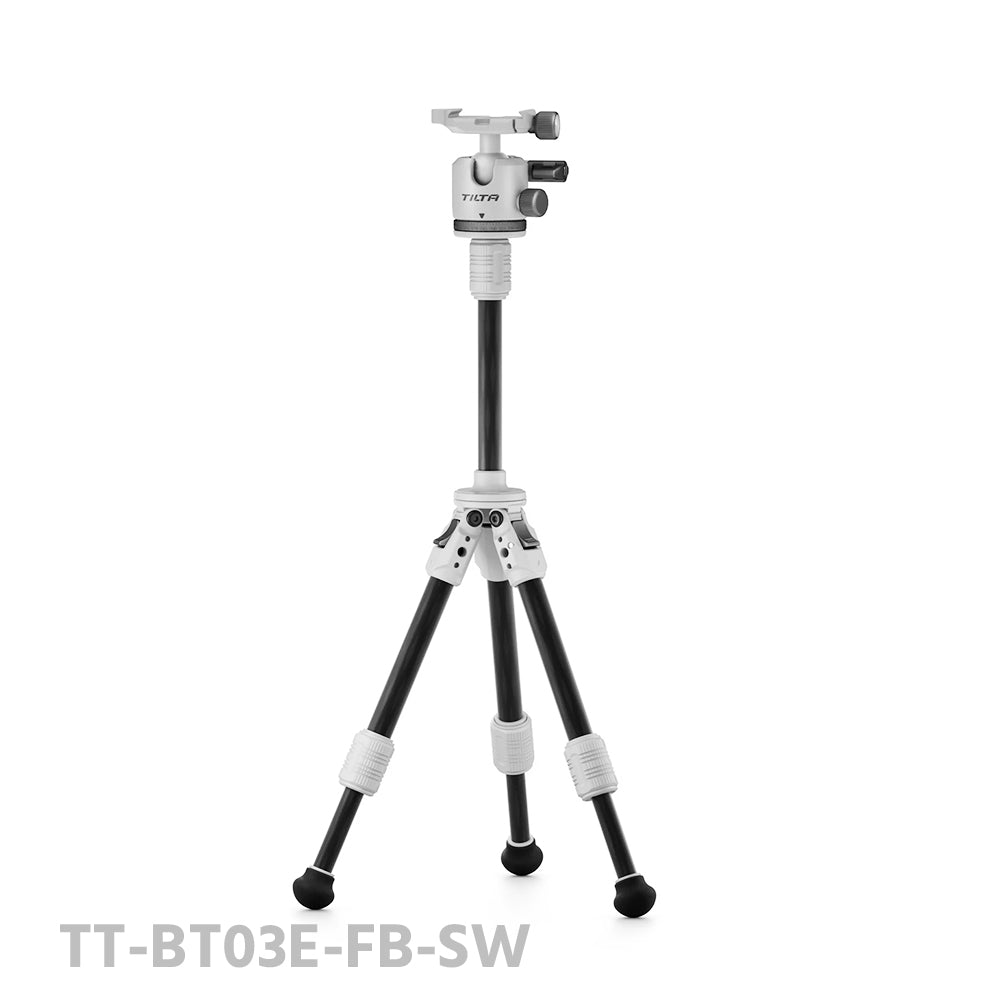 TiLTA BT03E Tabletop Ball Head with 1-Stage Carbon Fiber Tripod Legs (3KG) Extendable Edition