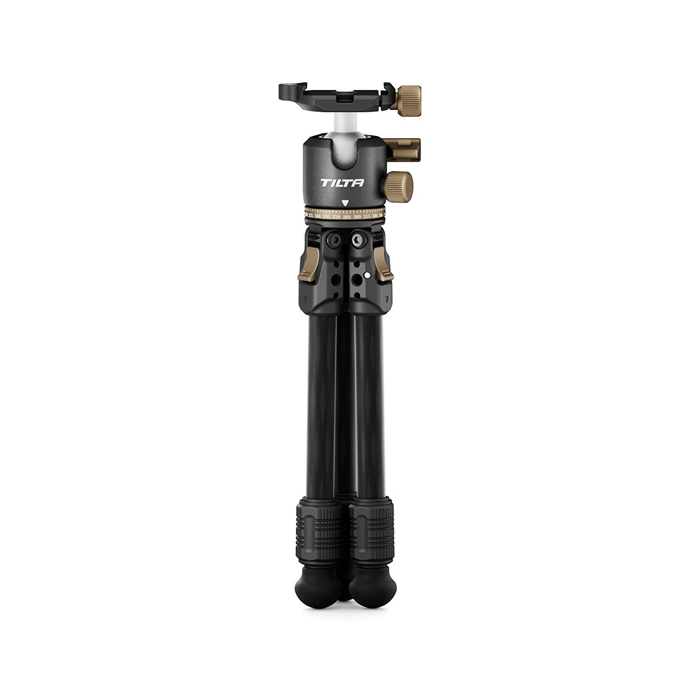 TiLTA BT03 Tabletop Ball Head with 1-Stage Carbon Fiber Tripod Legs (3KG)