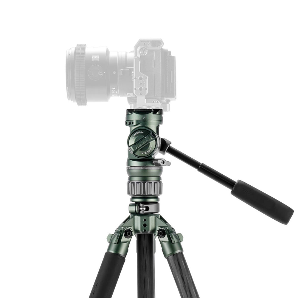 TiLTA VT05 Travel Video Fluid Head with 3-Stage Carbon Fiber Tripod Legs (5KG)