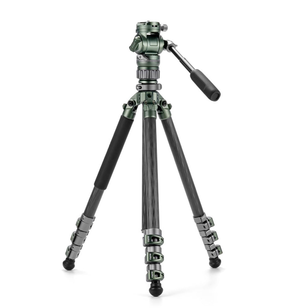 TiLTA VT05 Travel Video Fluid Head with 3-Stage Carbon Fiber Tripod Legs (5KG)