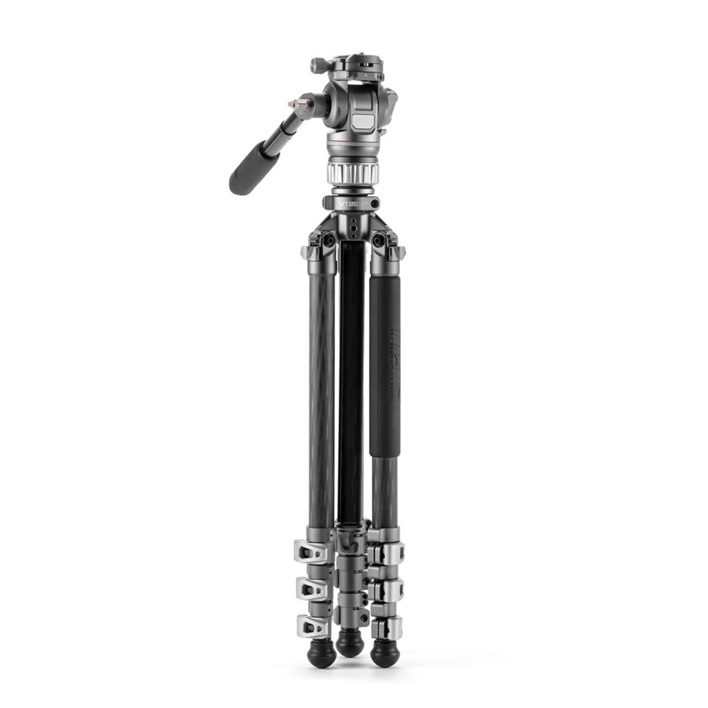 TiLTA VT05 Travel Video Fluid Head with 3-Stage Carbon Fiber Tripod Legs (5KG)