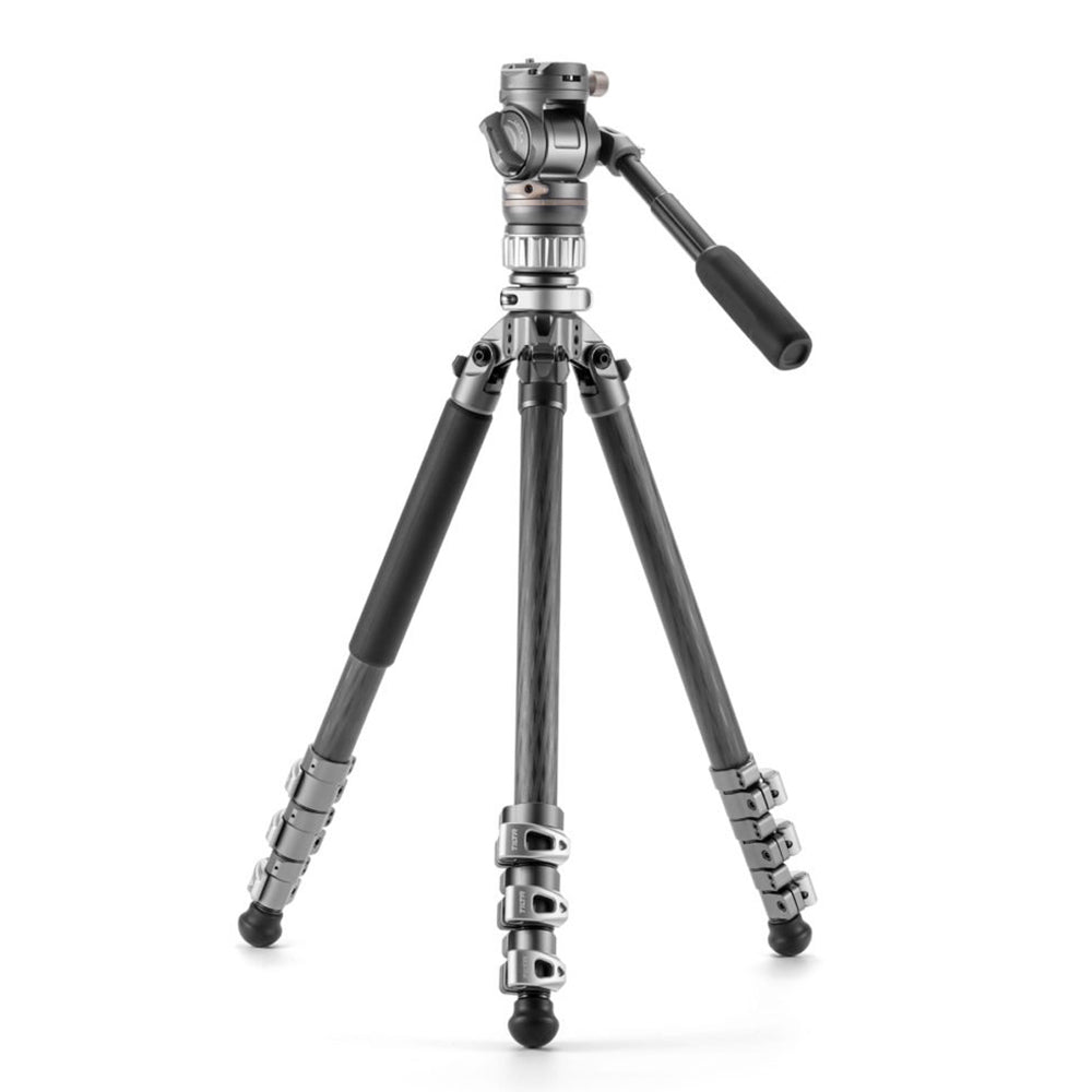 TiLTA VT05 Travel Video Fluid Head with 3-Stage Carbon Fiber Tripod Legs (5KG)