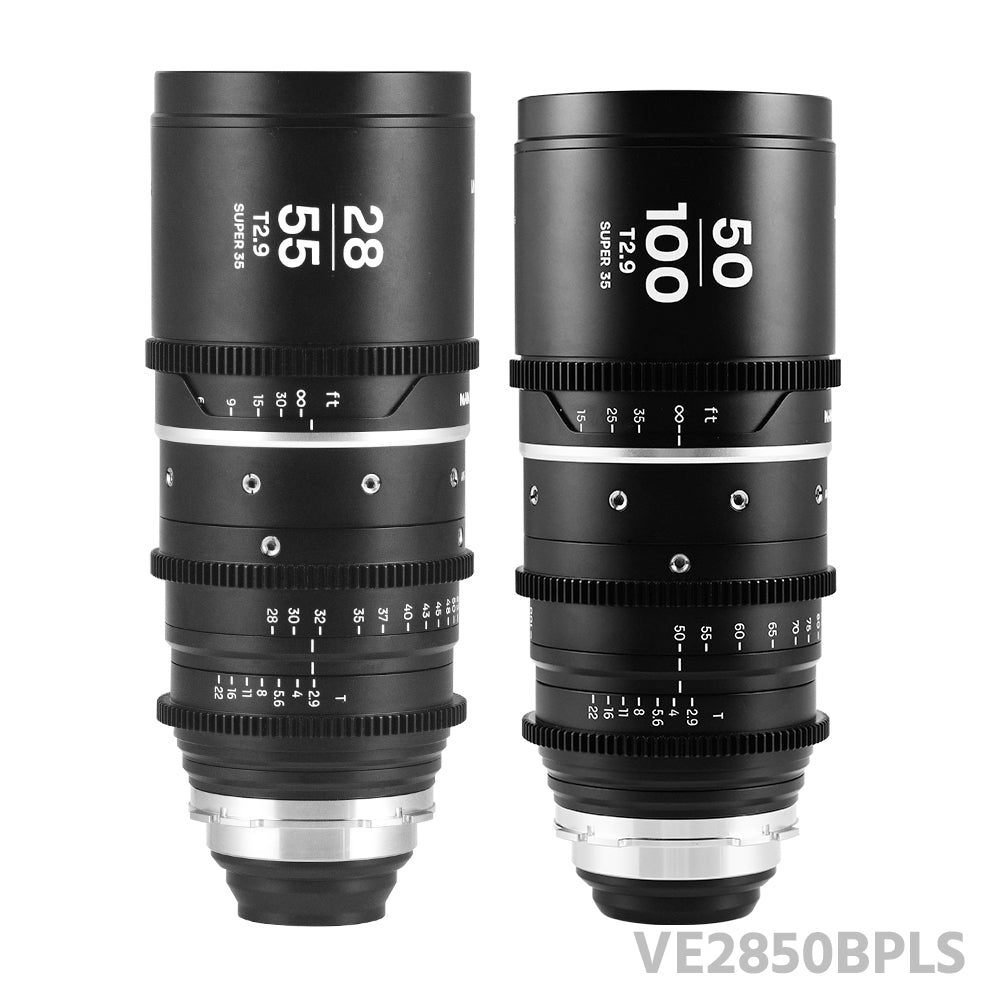 Laowa Nanomorph S35 Zoom Anamorphic Lens 2-Lens Bundle (28-55mm, 50-100mm)