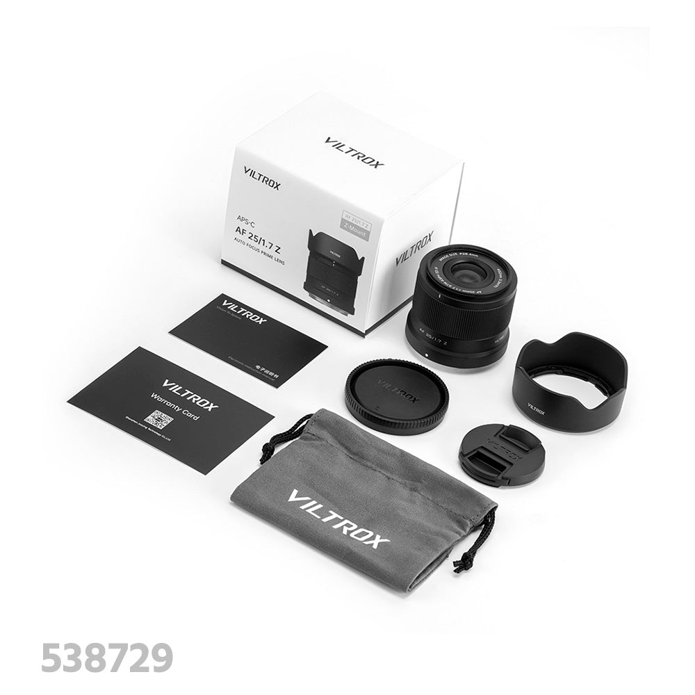 Viltrox AF 25mm f/1.7 Air Lens E/Z/X Mount
