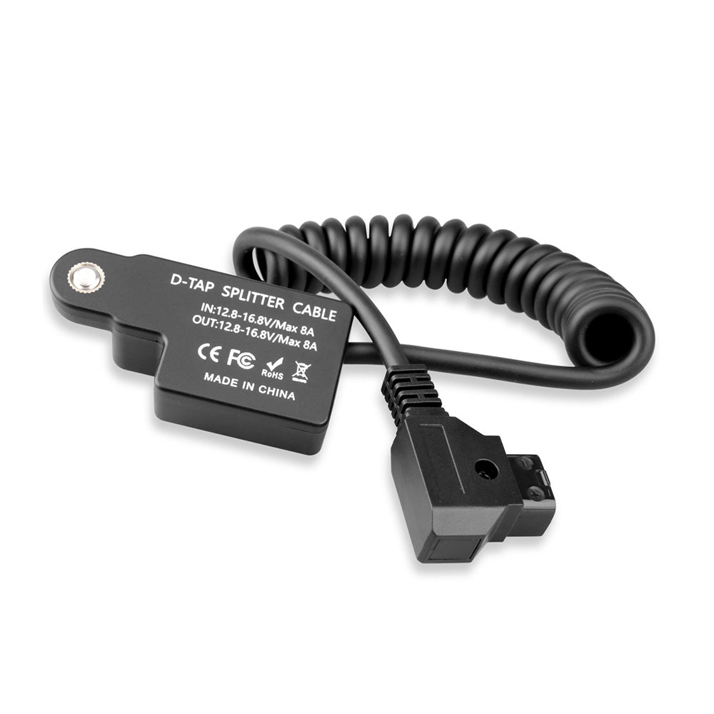 CGPro Male D-Tap to 3 Female D-Tap Power Splitter Hub Adapter With Voltmeter status LED