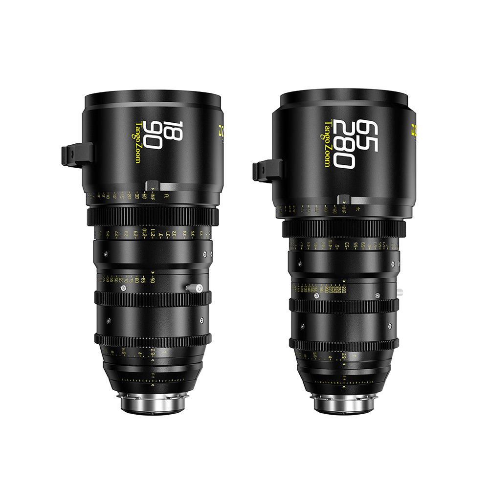 DZOFILM Tango Bundle 18-90mm/65-280mm T2.9-4 S35 Zoom Lens PL&EF mount