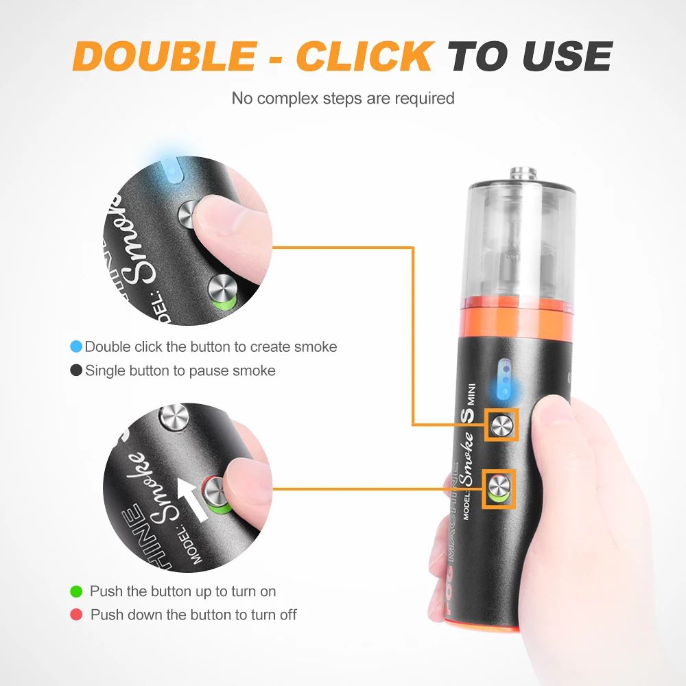 LENSGO Smoke S MINI 15W All-in-One Handheld Mini Fog Machine