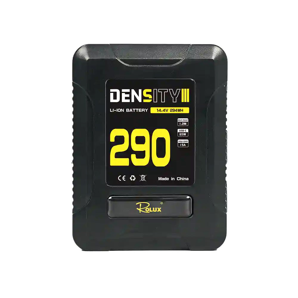Rolux Density III 290wh USB-C V Mount Battery