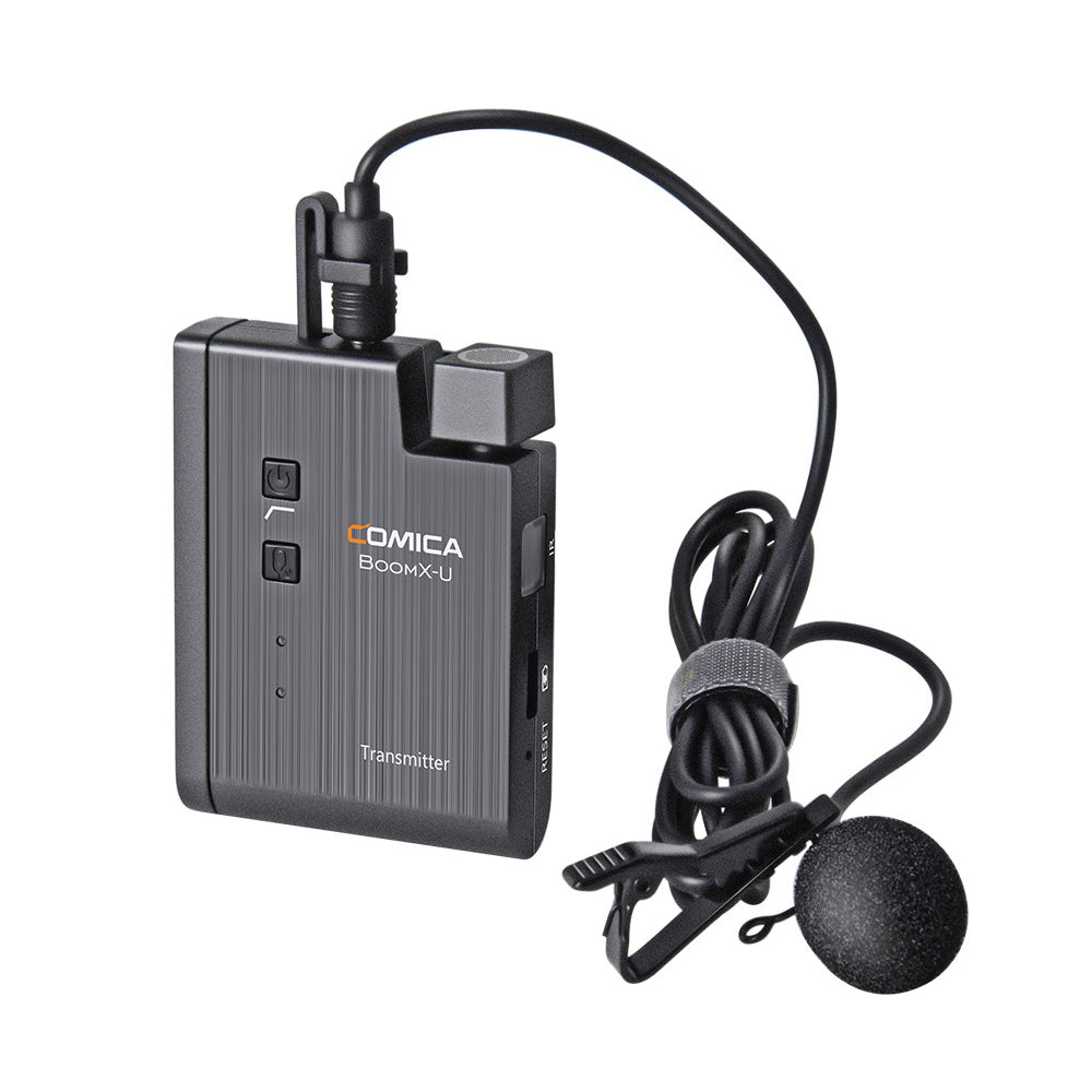 COMICA BoomX-U U2 Broadcasting-Level Multi-functional Mini UHF Wireless Microphone Dual Channel