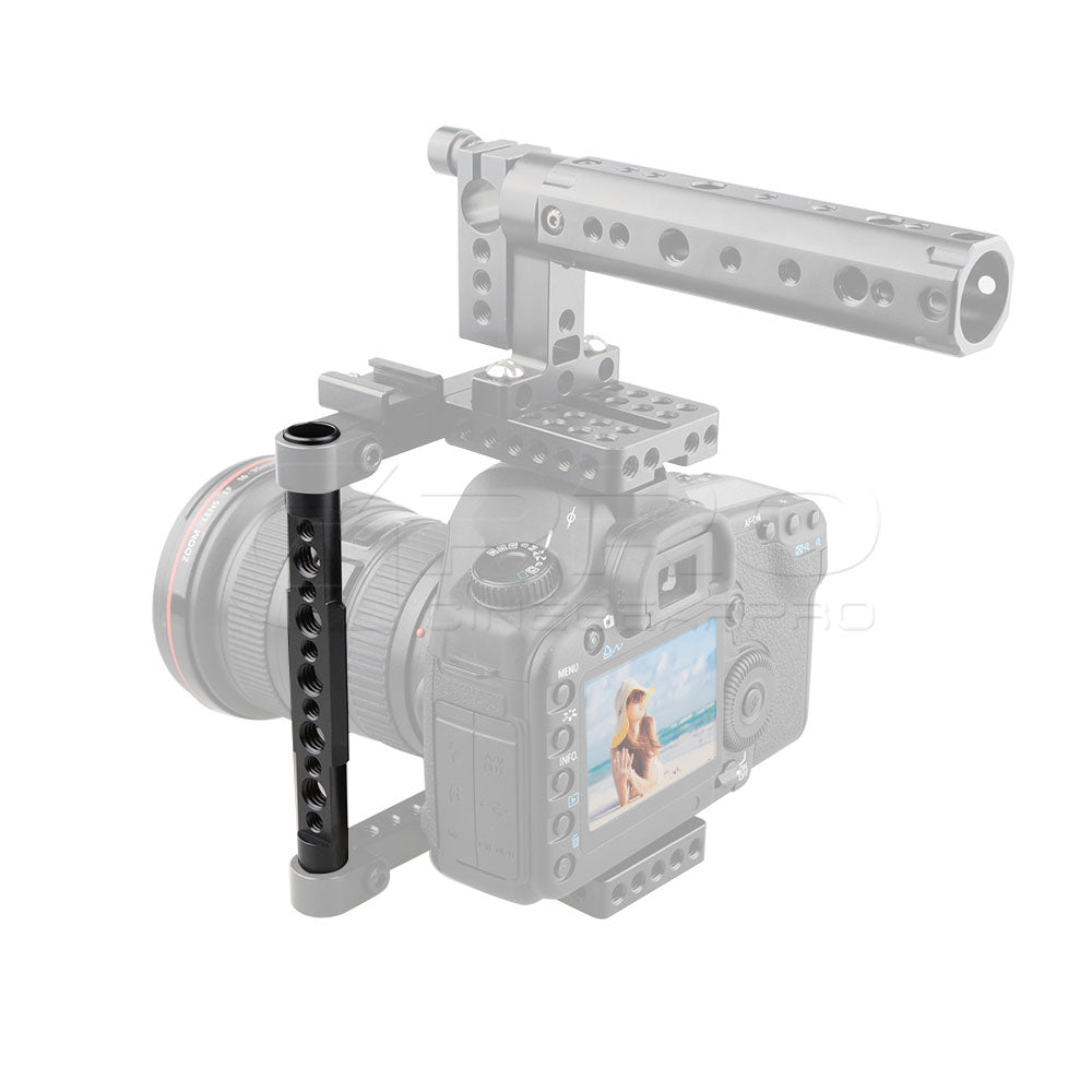 CGPro 15mm Side Rod with Threads and Nato Rail (145mm long) NATO Rail Components - CINEGEARPRO