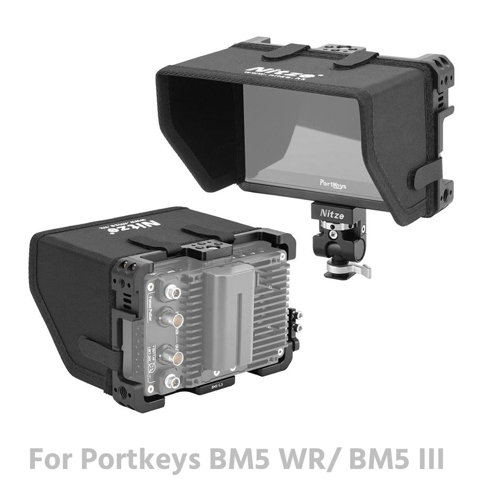 Nitze JTP-BM5 Portkeys BM5 WR/ BM5 III Monitor Cage Kit