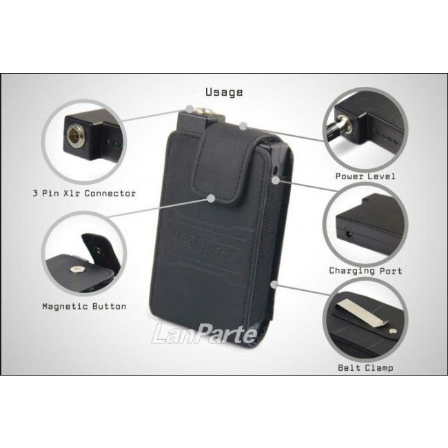 LanParte PB-600 Portable Power Kit 6000mAh Battery - CINEGEARPRO