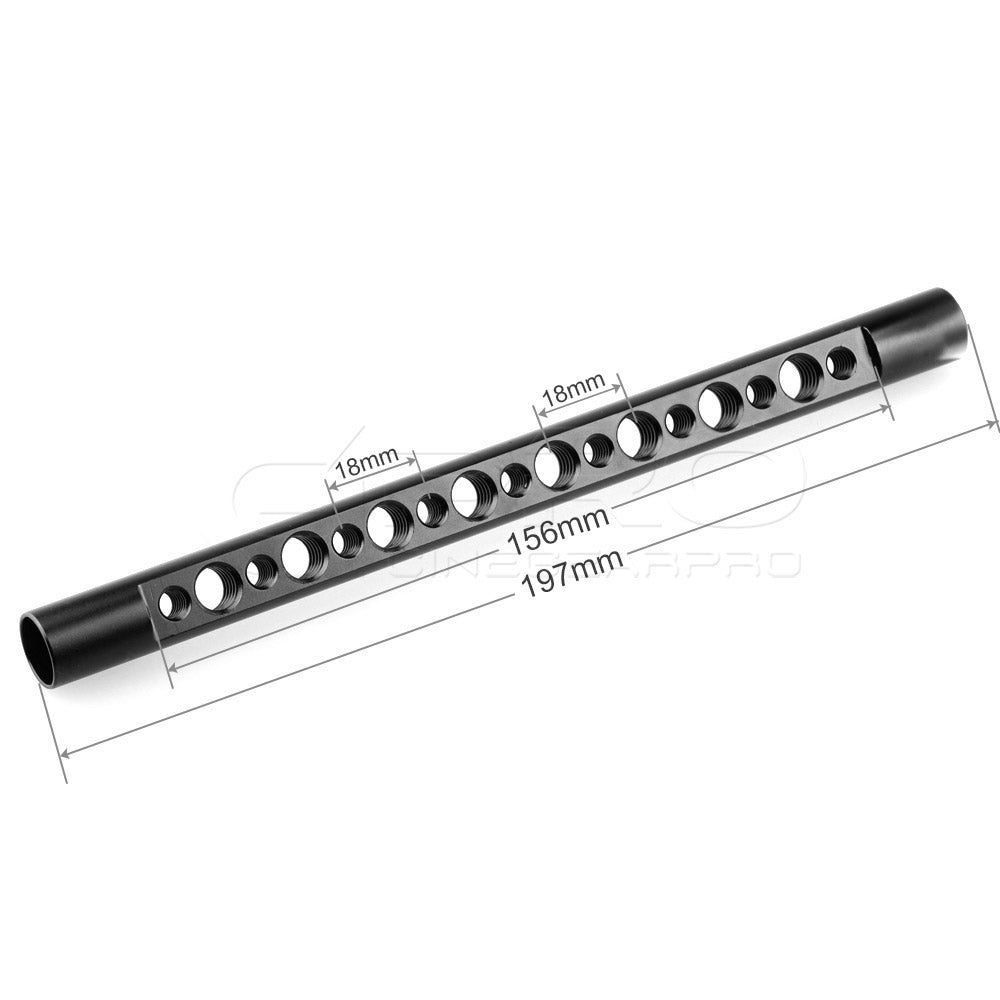 CGPro 15mm cheese rod with 1/4" 3/8" thread for DSLR Rigs camera video cage Support Rods - CINEGEARPRO