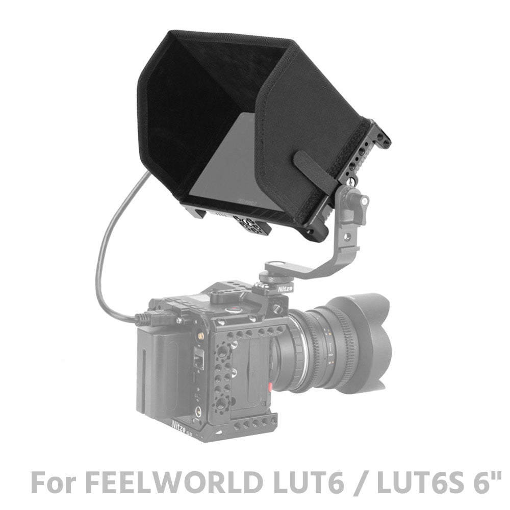 Nitze JTP2-LUT6S Monitor Cage Kit For FEELWORLD LUT6 / LUT6S 6"