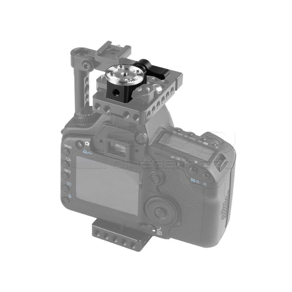 CGPro ARRI M6 Thread Rosette to Quick Release NATO Clamp NATO Rail Components - CINEGEARPRO