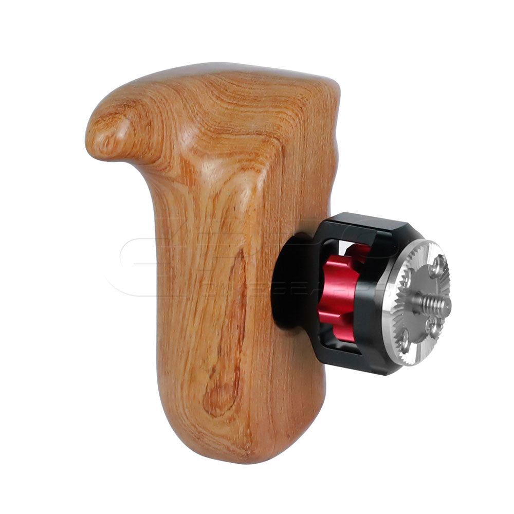CGPro Wooden Handle Grip with ARRI Rosette Mount handle - CINEGEARPRO