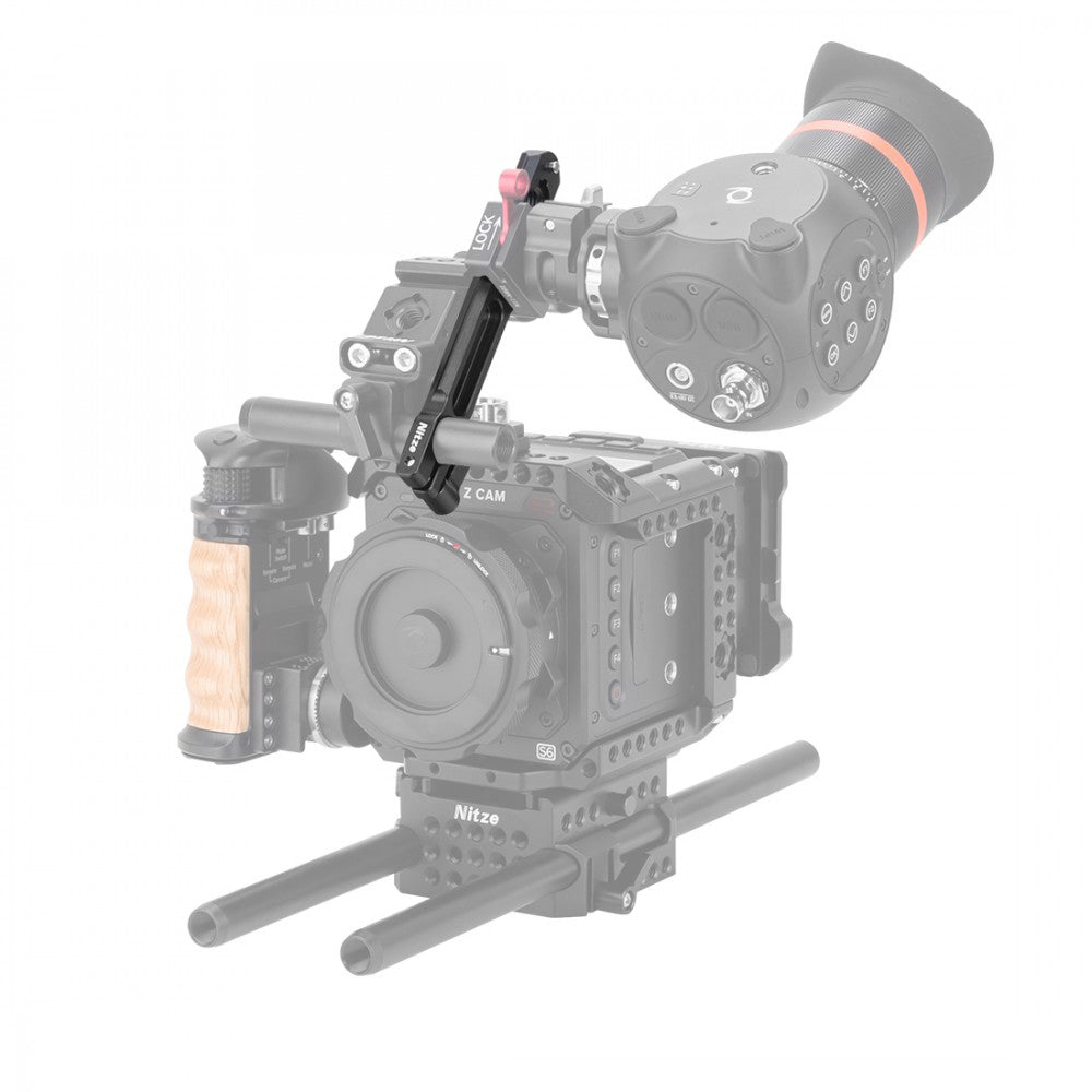 Nitze N49-NC NATO Rail with 15mm Rod Clamp (3“/5"/7")