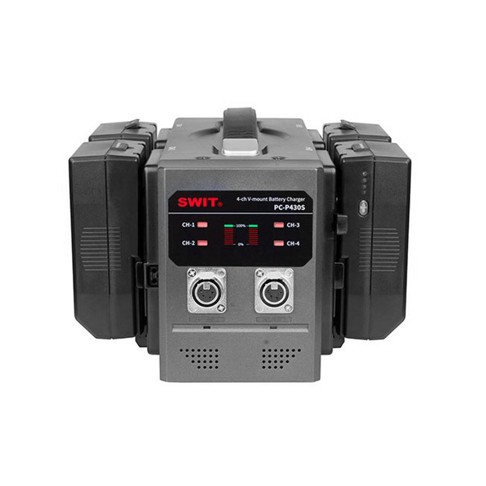 SWIT 4-ch V-mount Fast Charger