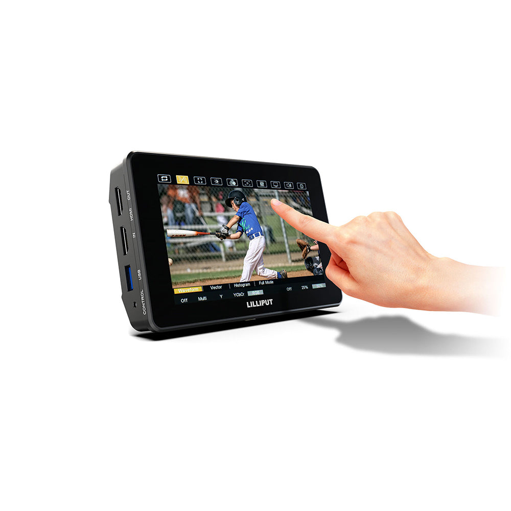 LILLIPUT HT5S 5.5" HDMI/SDI Ultra High 2000 Nits Brightness Touch On-Camera Control Monitor