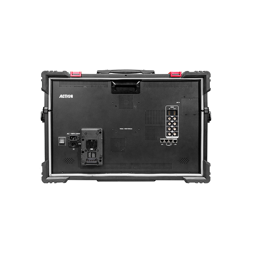 RUIGE-ACTION AT-2400HR 4K HDR 24 inch Monitor With Armor No.2 Case
