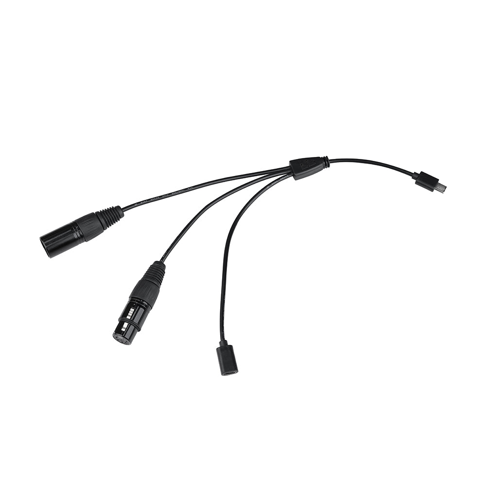NanLite CB-DMX-USBC-1/3 DMX splitter cable For PavoTube T8-7X