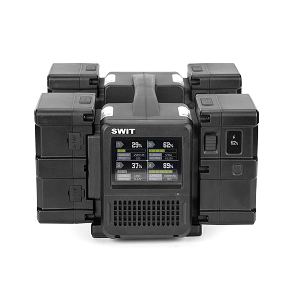 SWIT 4x100W Super Fast B-mount Charger