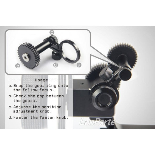 LanParte FFRG-01 Follow Focus Reversing Gear Module Drive Gear - CINEGEARPRO