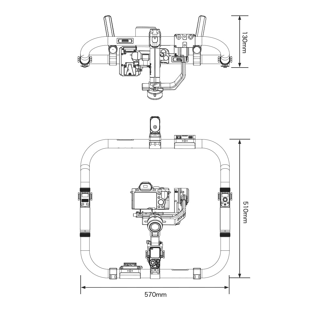 TiLTA Advanced Ring Grip For DJI RS2/RS3 Pro/RS4 Pro/RS4