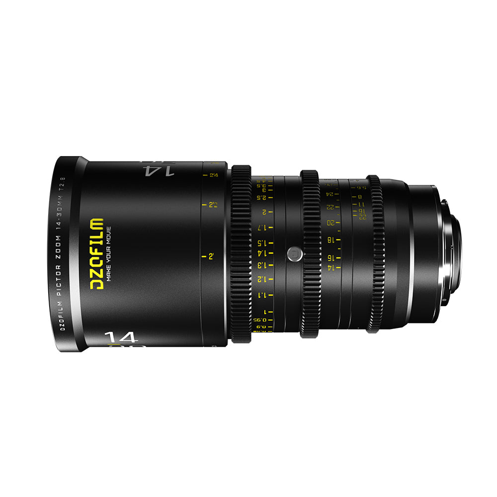 DZOFILM Pictor Zoom 14-30mm T2.8 Super35 Cinema Lens (PL&EF interchangeable Mount, Black)