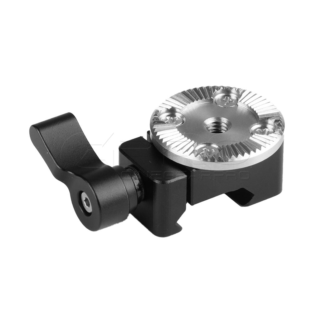 CGPro ARRI M6 Thread Rosette to Quick Release NATO Clamp NATO Rail Components - CINEGEARPRO