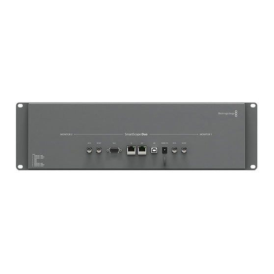 Blackmagic Design SmartScope Duo 4K Rack-Mounted Dual 6G-SDI Monitors monitor - CINEGEARPRO