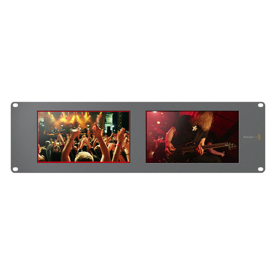Blackmagic Design SmartScope Duo 4K Rack-Mounted Dual 6G-SDI Monitors monitor - CINEGEARPRO