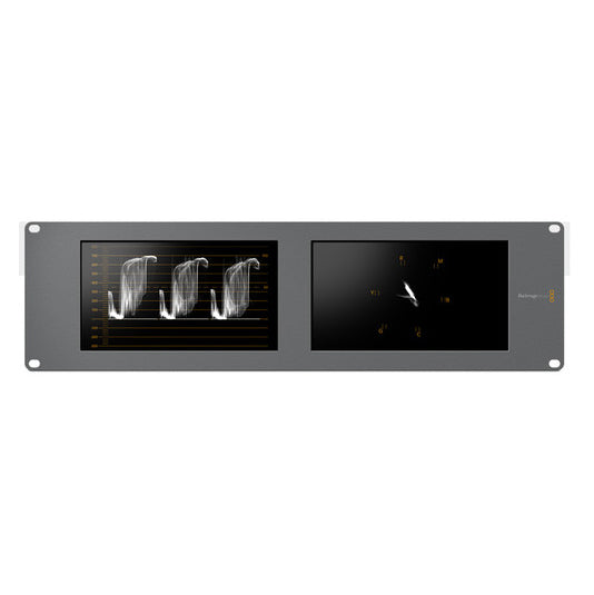 Blackmagic Design SmartScope Duo 4K Rack-Mounted Dual 6G-SDI Monitors monitor - CINEGEARPRO