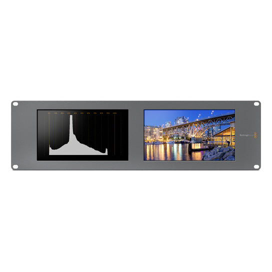 Blackmagic Design SmartScope Duo 4K Rack-Mounted Dual 6G-SDI Monitors monitor - CINEGEARPRO