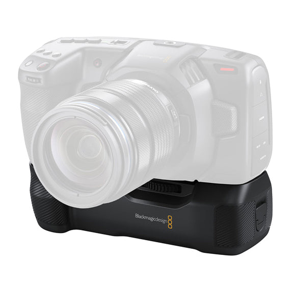 Blackmagic Design Announces Battery Grip for Pocket Cinema Camera 4K Power Adapter - CINEGEARPRO