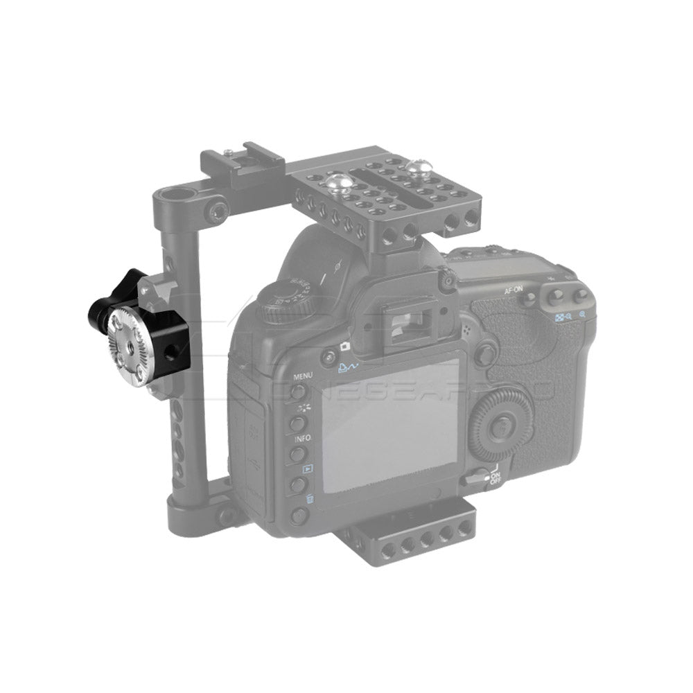 CGPro ARRI M6 Thread Rosette to Quick Release NATO Clamp NATO Rail Components - CINEGEARPRO