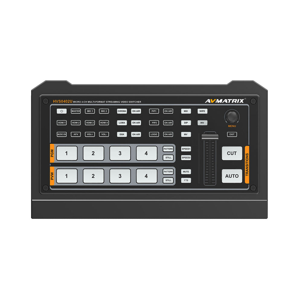 AVMATRIX HVS0402U 4-Channel Live Streaming Video Switcher