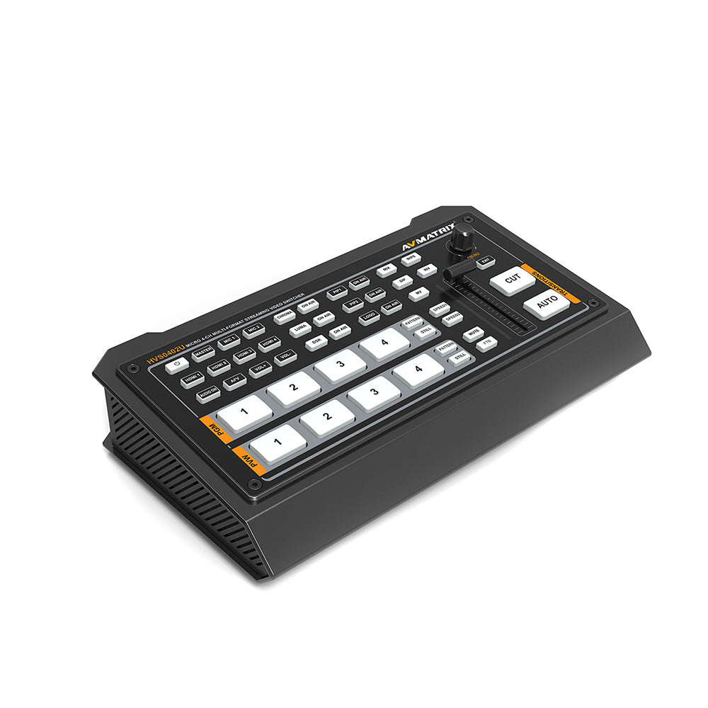 AVMATRIX HVS0402U 4-Channel Live Streaming Video Switcher
