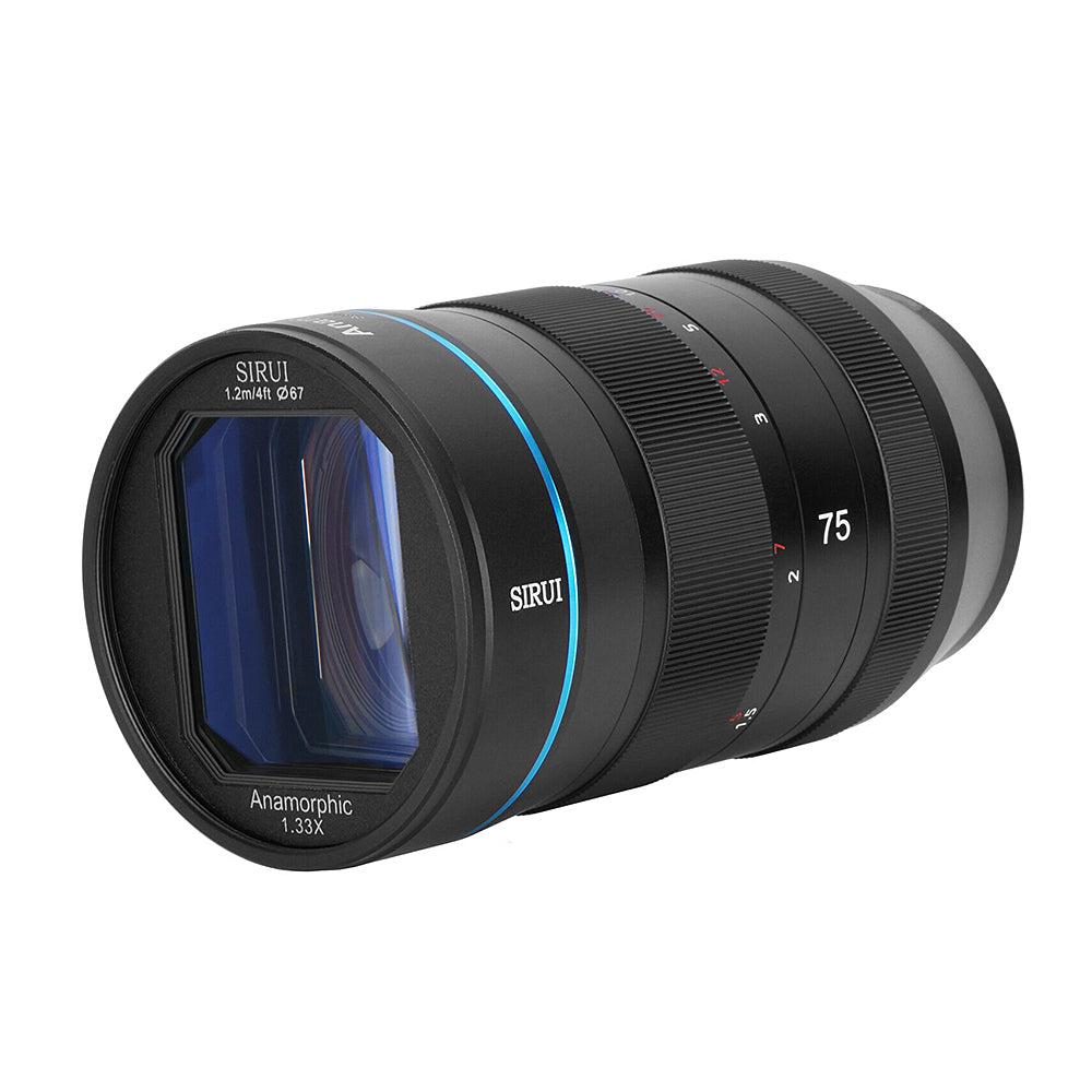 SIRUI 75mm f1.8 1.33x Anamorphic Lens (MFT/E/EF-M/Z/X Mount)