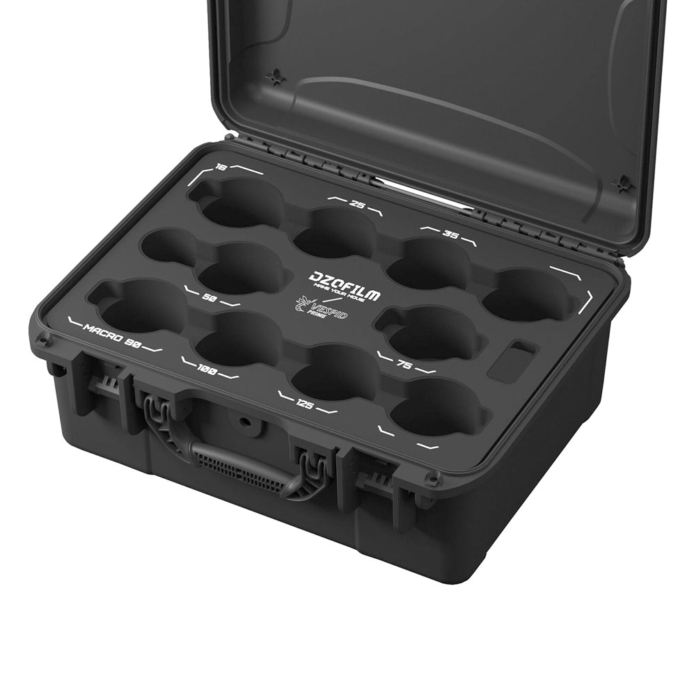 DZOFILM 10-Lens Hard Case for VESPID Primes Cinema Lens
